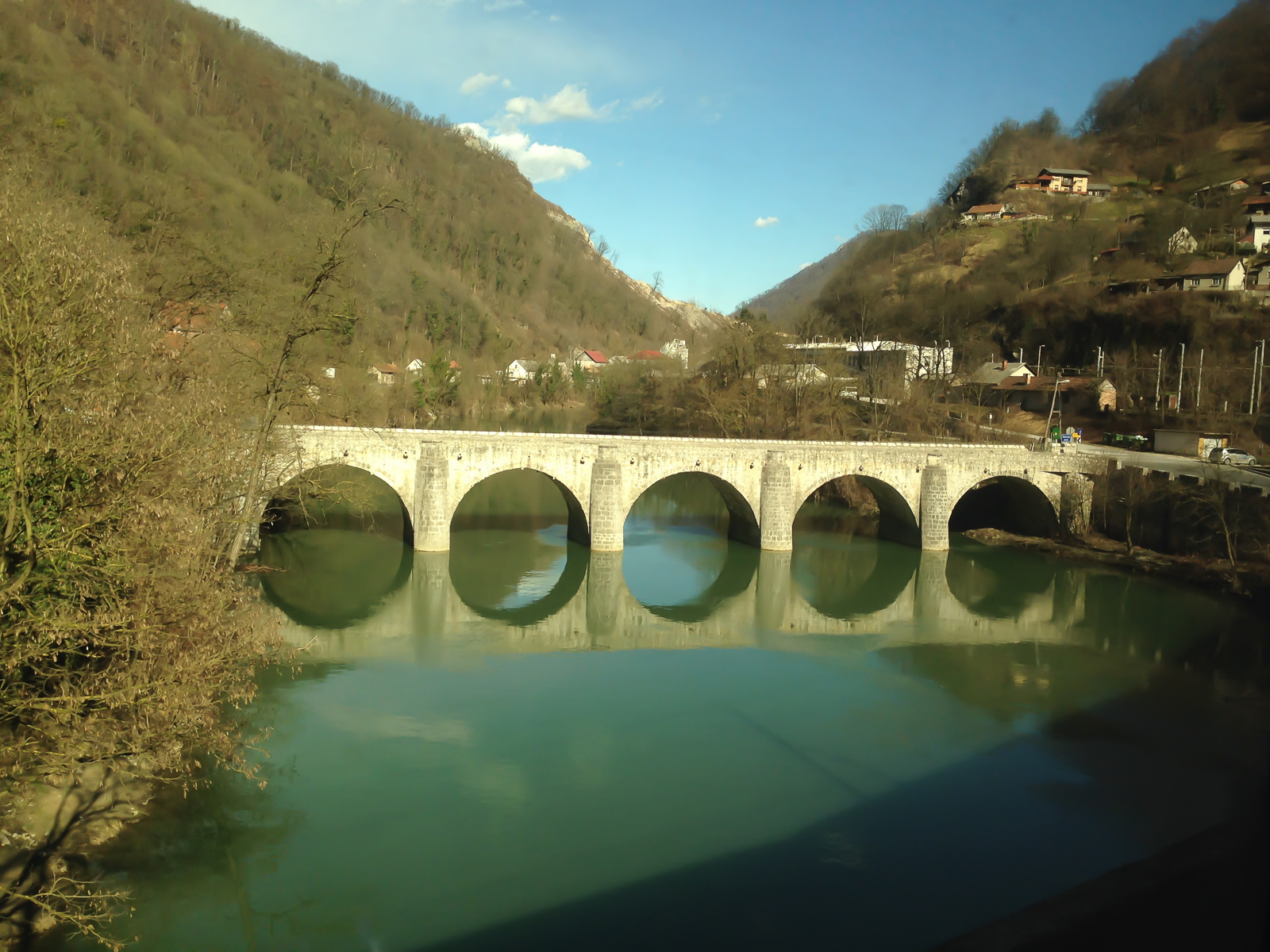 Brücke über die Savinja in Zidani Most