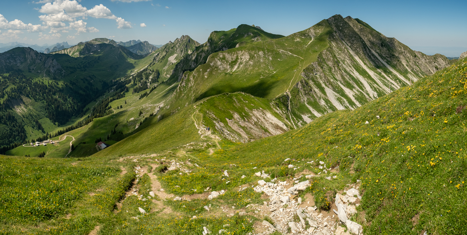 Hinunter zum Morgetepass